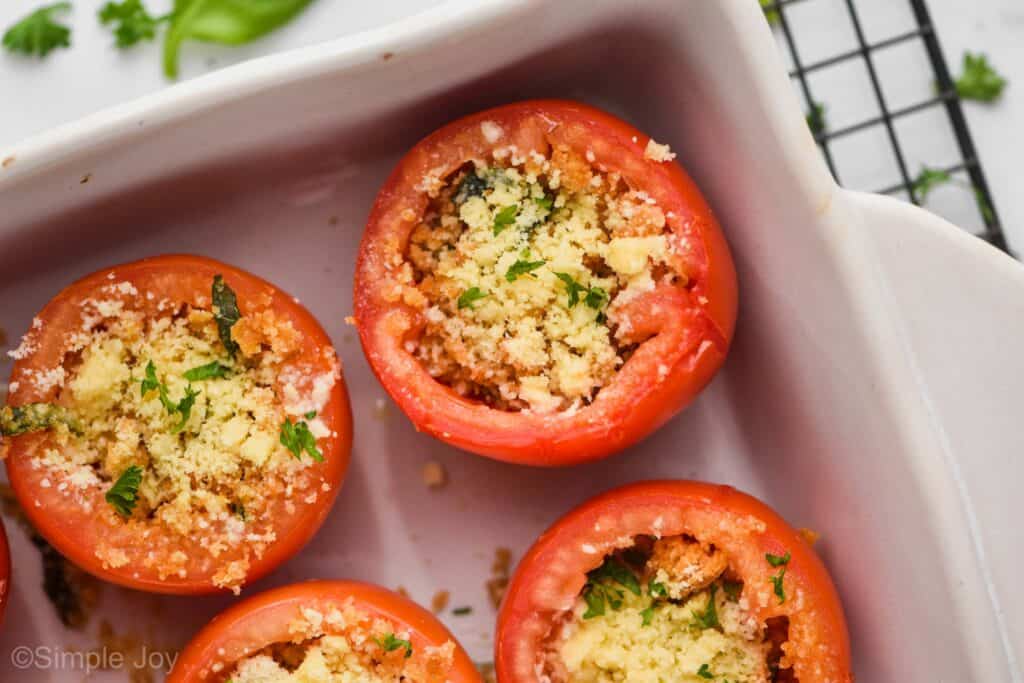 Stuffed Tomatoes - Simple Joy