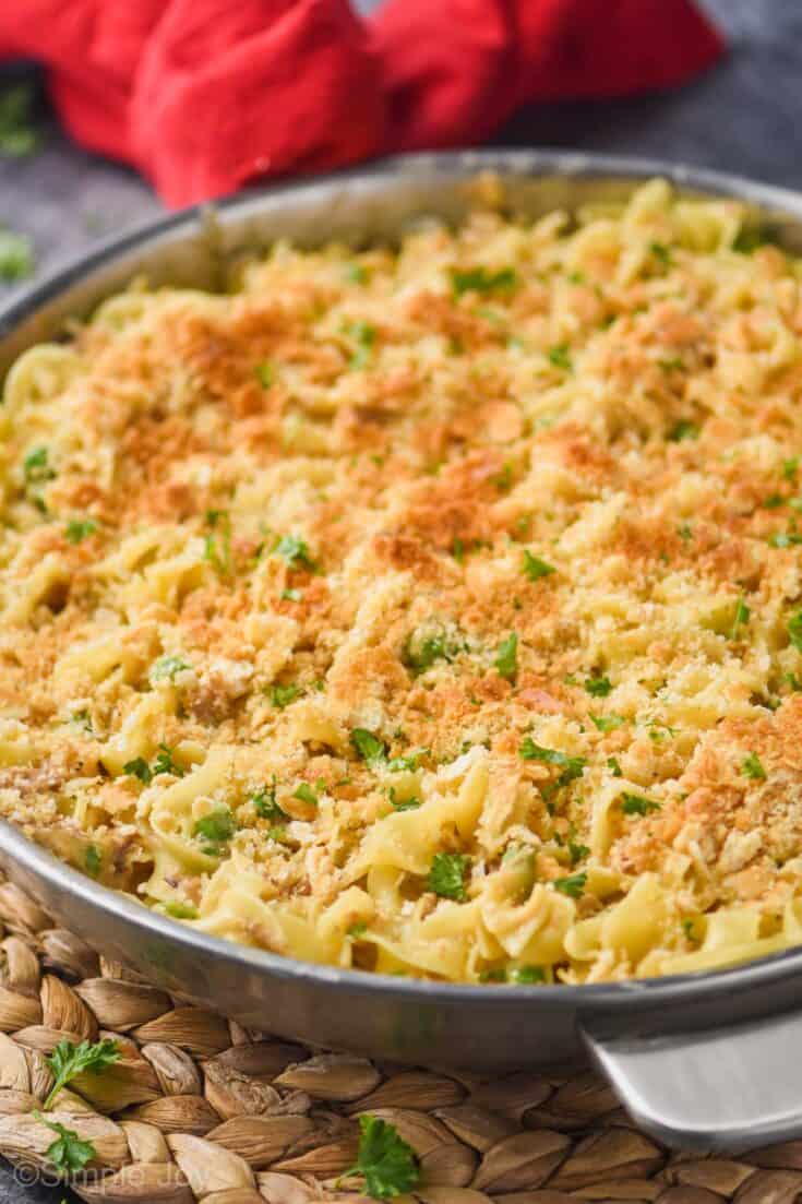 Skillet Tuna Noodle Casserole - Simple Joy