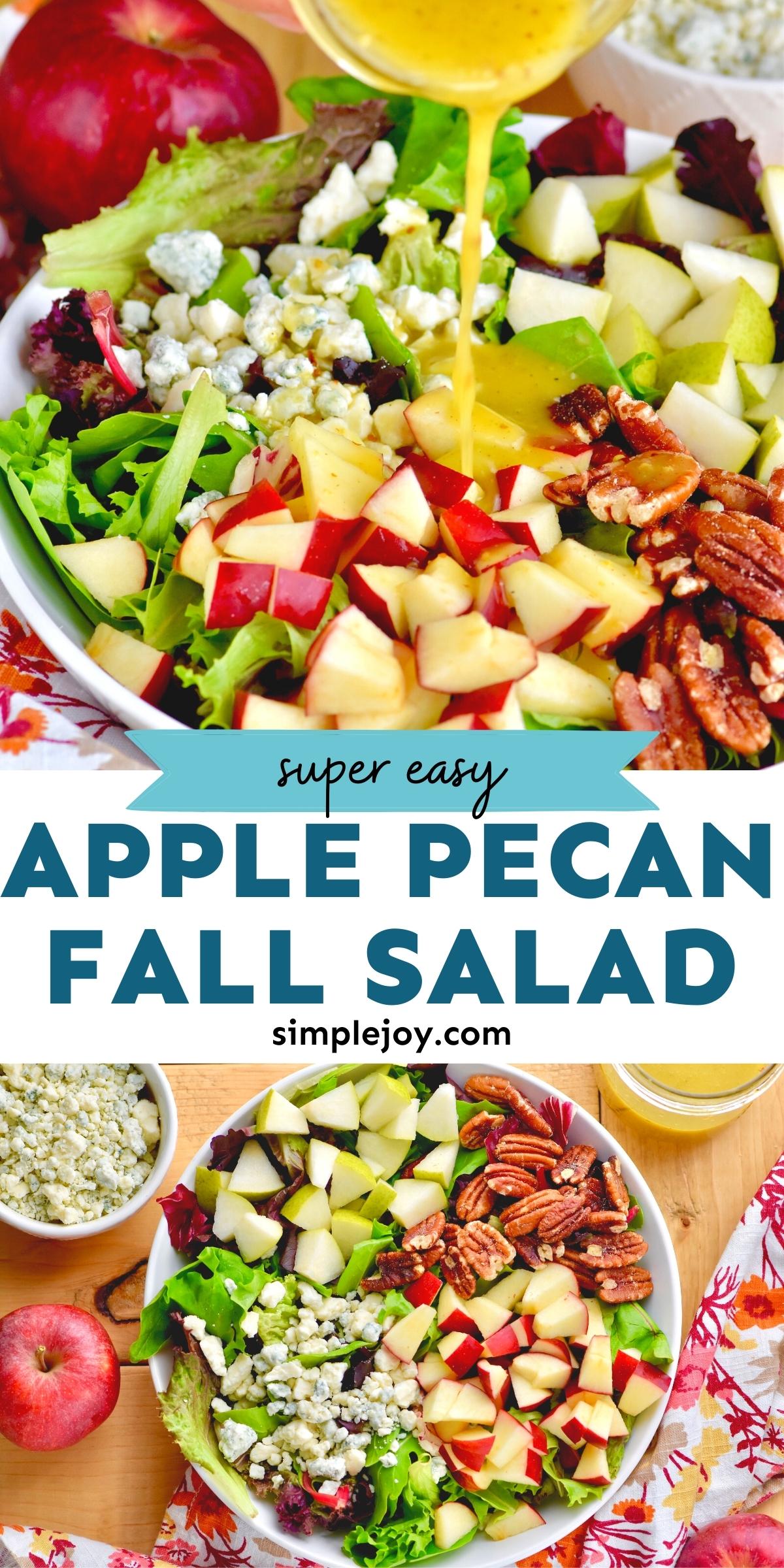 Apple Pecan Fall Salad - Simple Joy