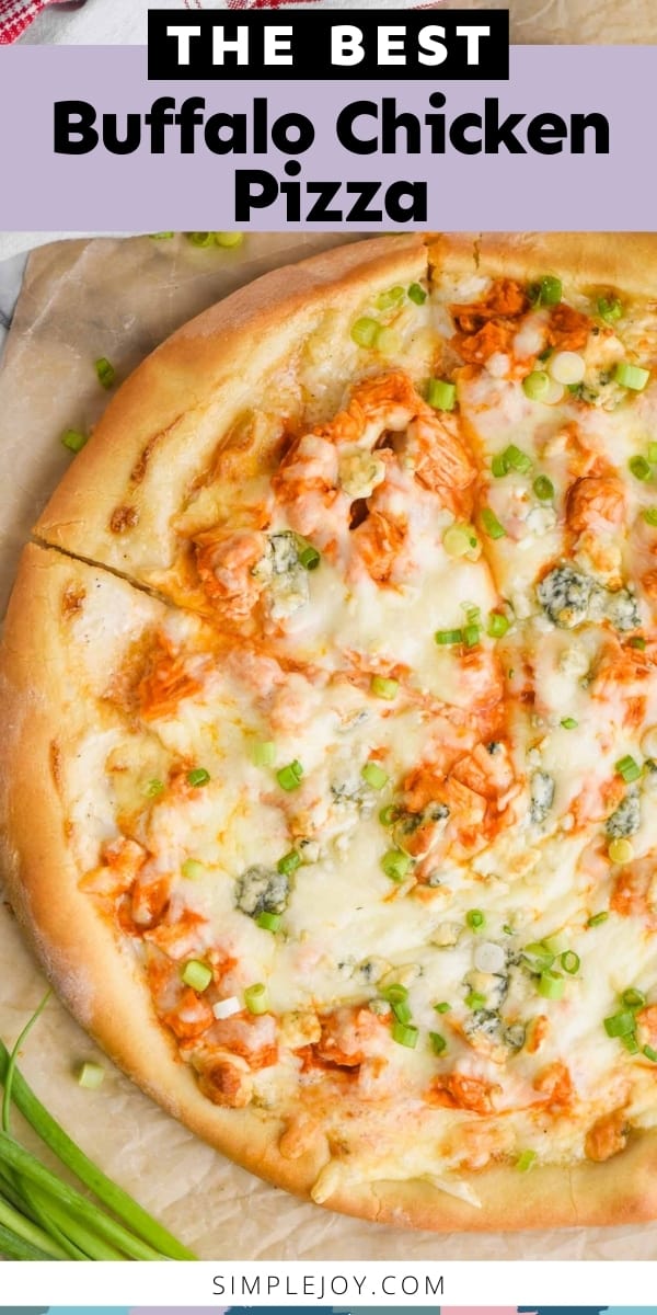 Buffalo Chicken Pizza - Simple Joy