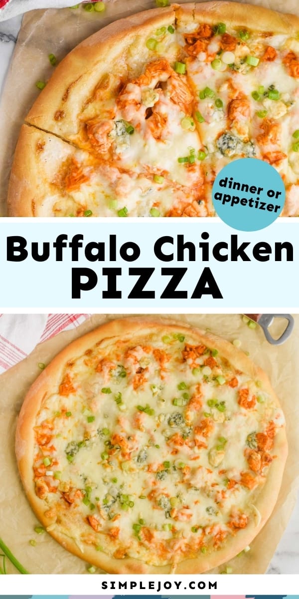 Buffalo Chicken Pizza - Simple Joy