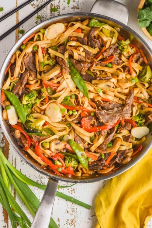 Beef Lo Mein - Simple Joy