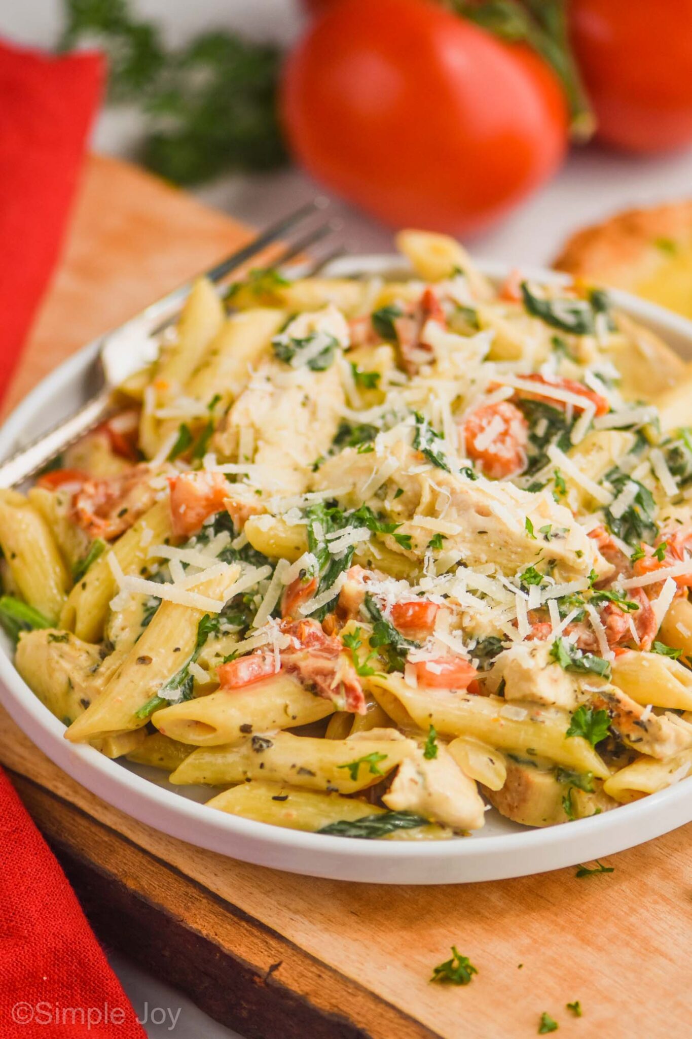 Tuscan Chicken Pasta - Simple Joy