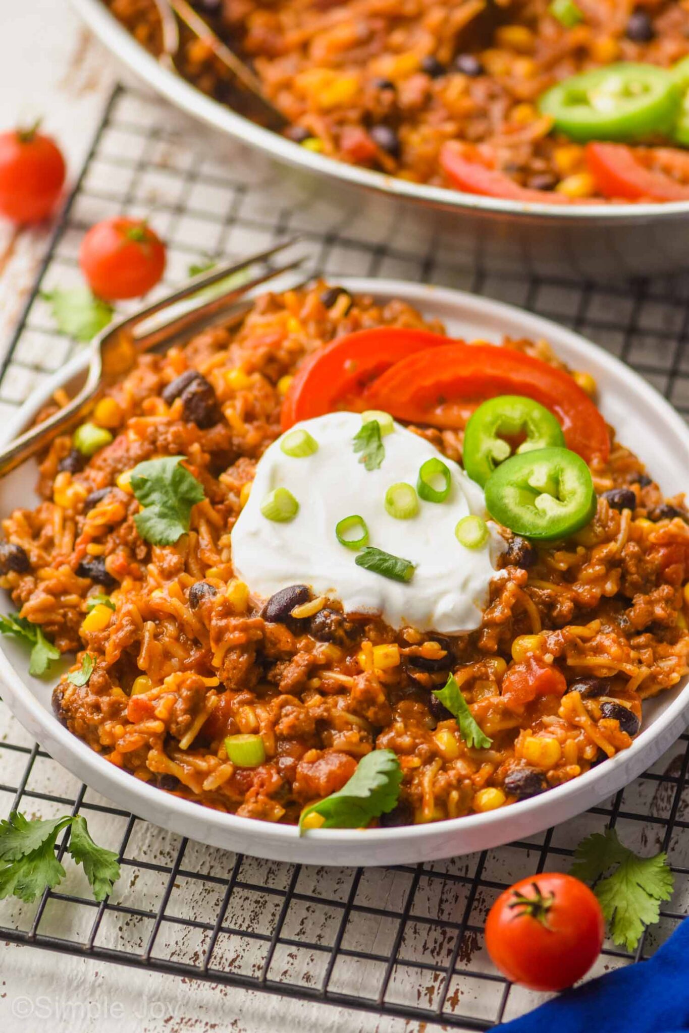 Skillet Taco Casserole - Simple Joy