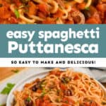 Spaghetti Alla Puttanesca - Simple Joy