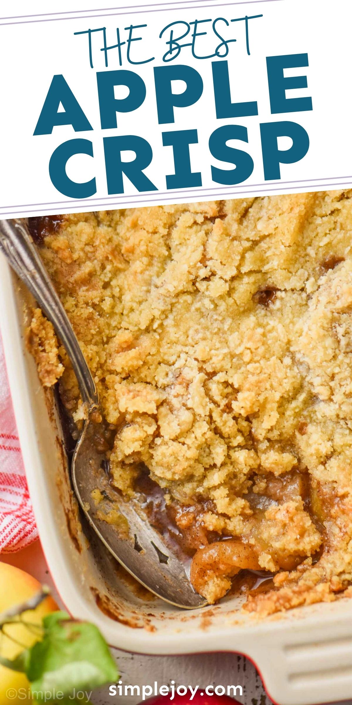 Easy Apple Crisp Recipe - Simple Joy