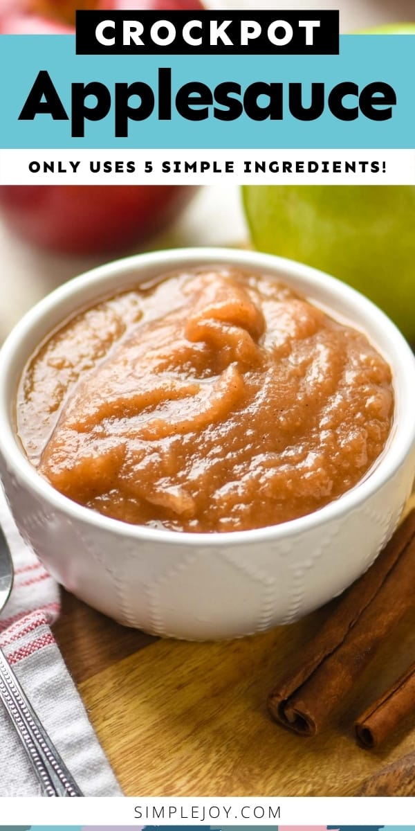 Crockpot Applesauce - Simple Joy