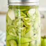 Quick & Easy Pickled Green Tomatoes - Alphafoodie