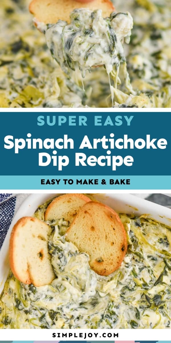 Easy Spinach Artichoke Dip - Simple Joy