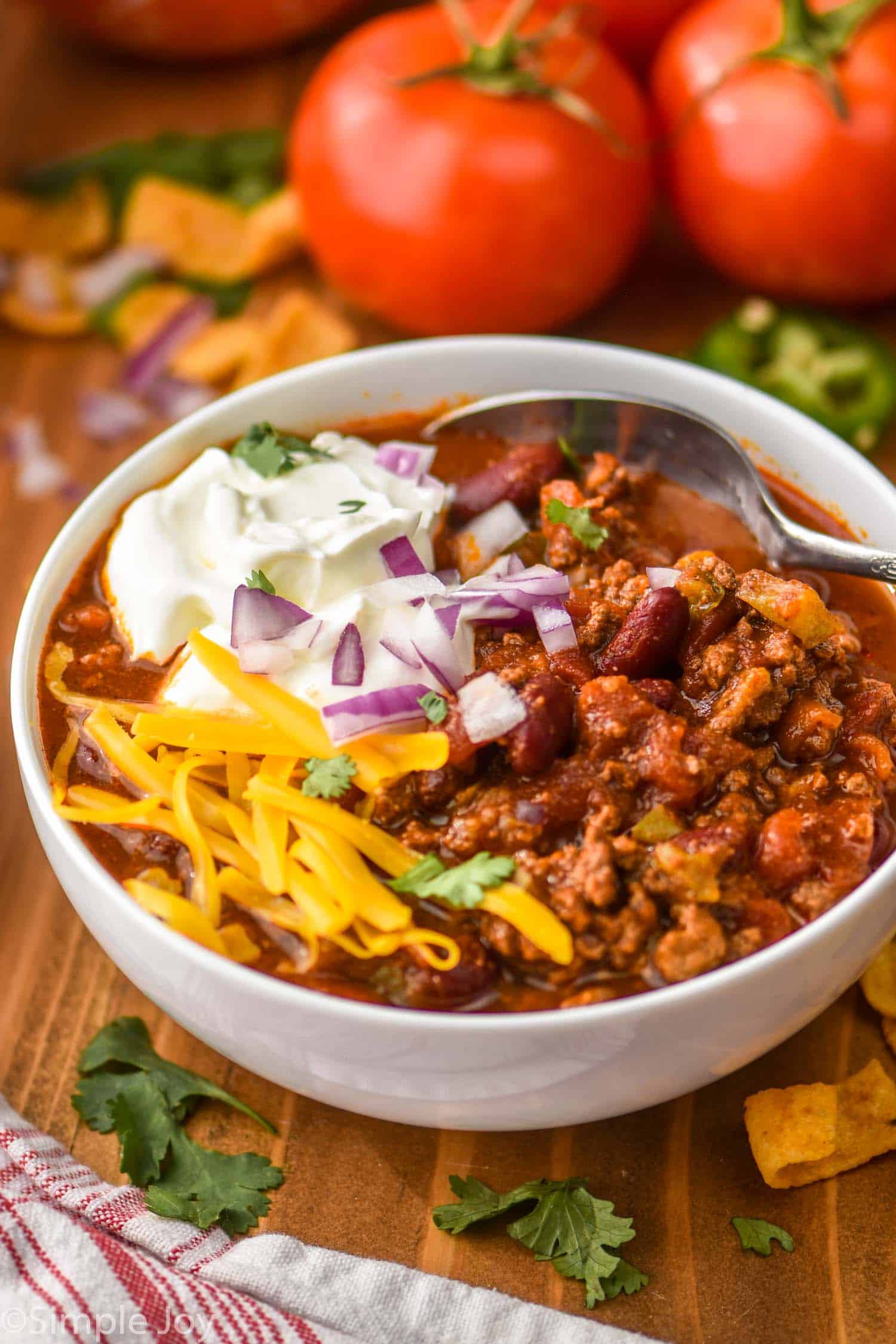 Slow Cooker Meat Lovers Chili (Full of Delicious Smoky Flavors!)