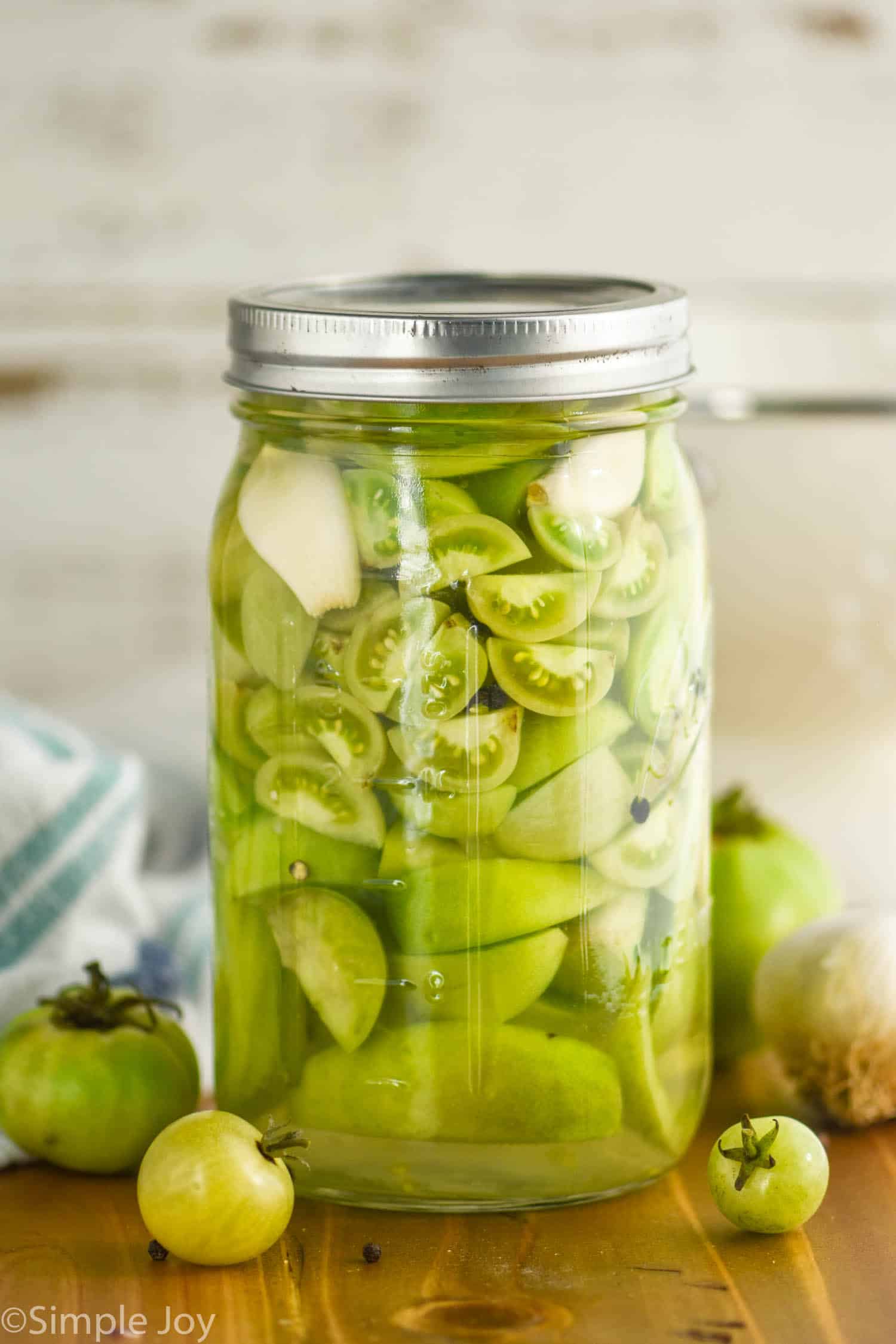 Pickled Green Tomatoes Recipe | Deporecipe.co
