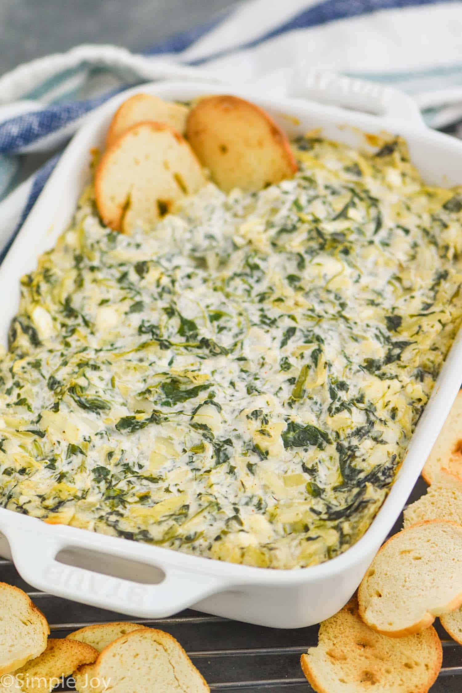 Easy Spinach and Artichoke Dip - Simple Joy