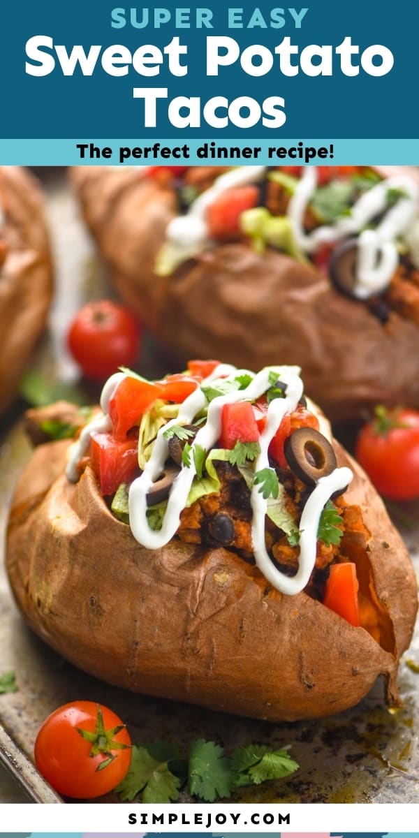 Taco Stuffed Sweet Potatoes - Simple Joy