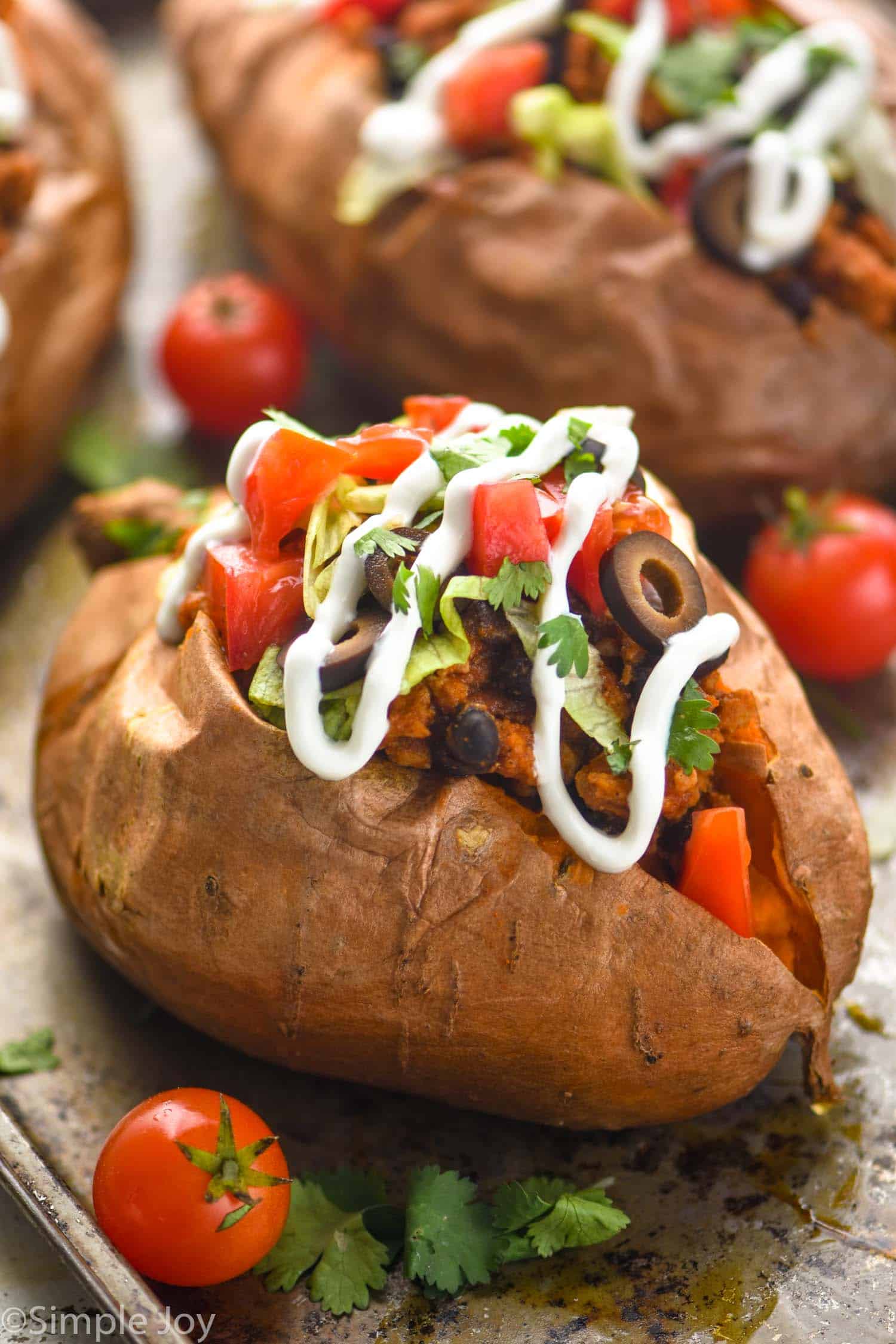 Taco Stuffed Sweet Potatoes Simple Joy