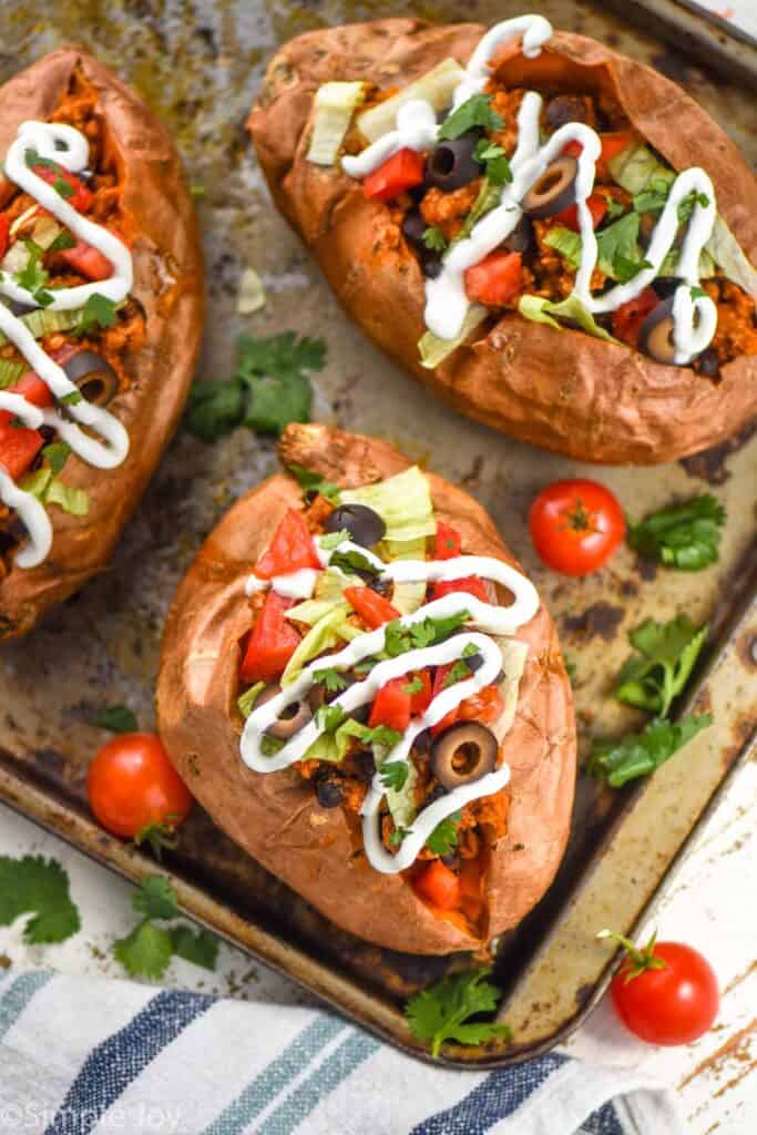 Taco Stuffed Sweet Potatoes Simple Joy