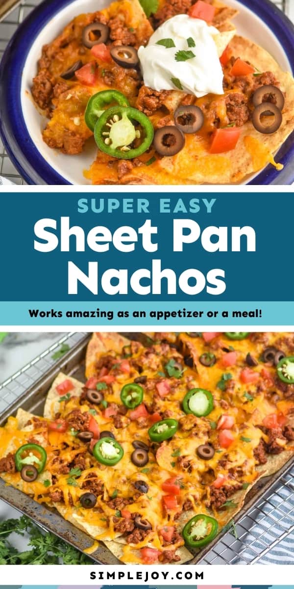 Sheet Pan Nachos - Simple Joy