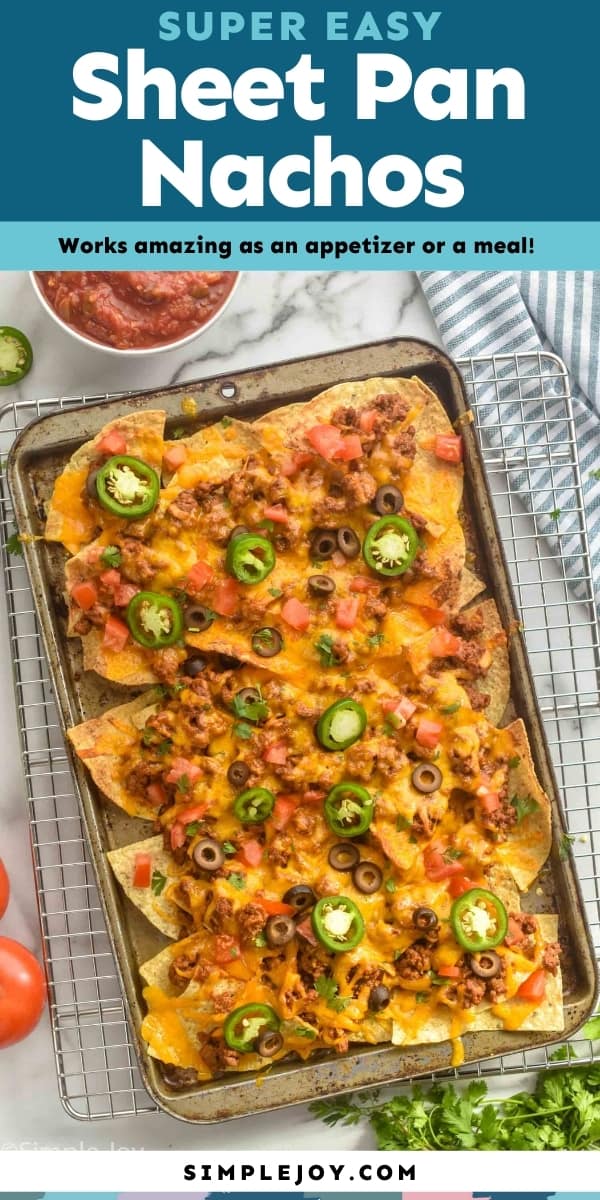 Sheet Pan Nachos - Simple Joy