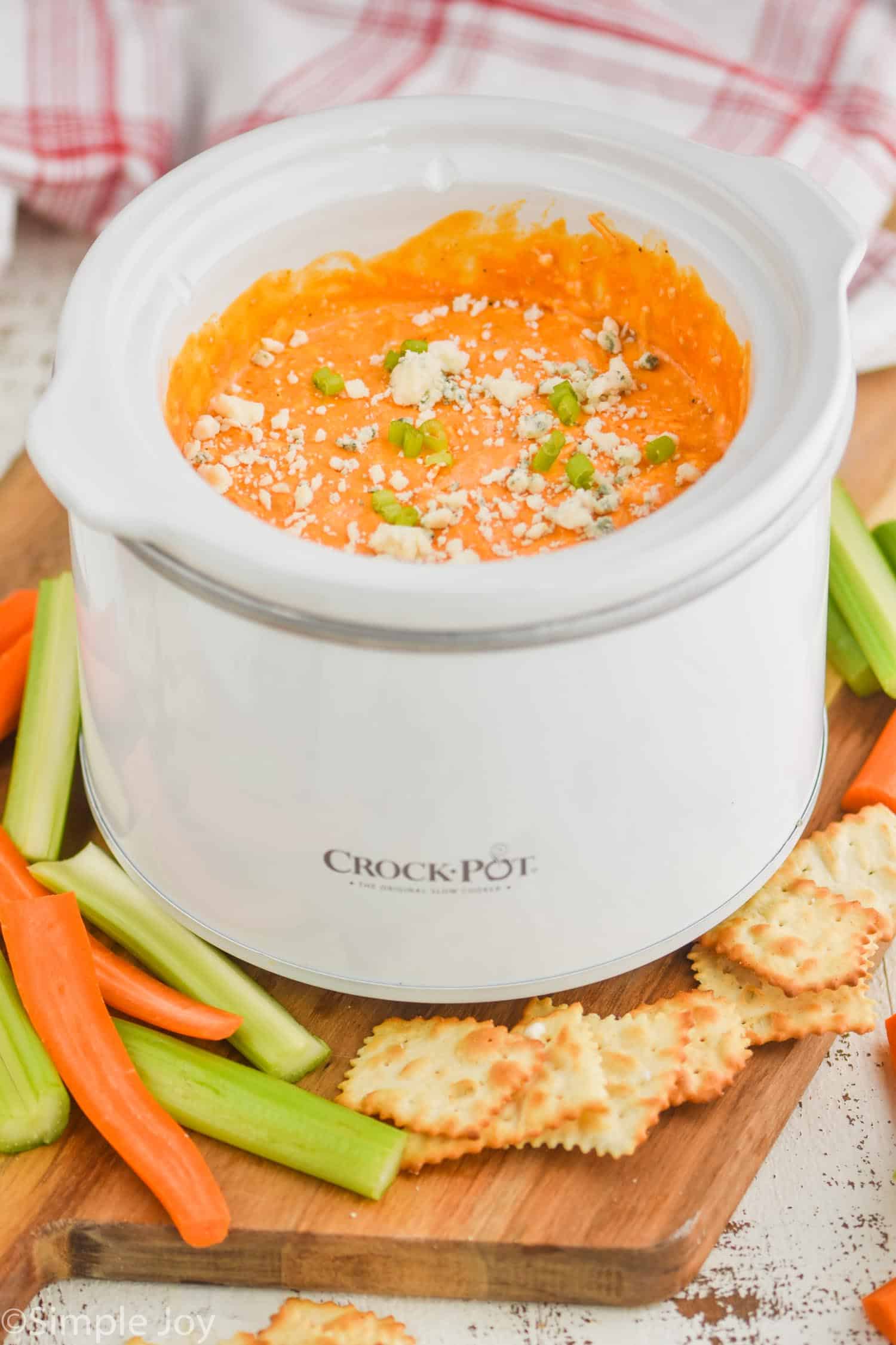 Crockpot Buffalo Chicken Dip