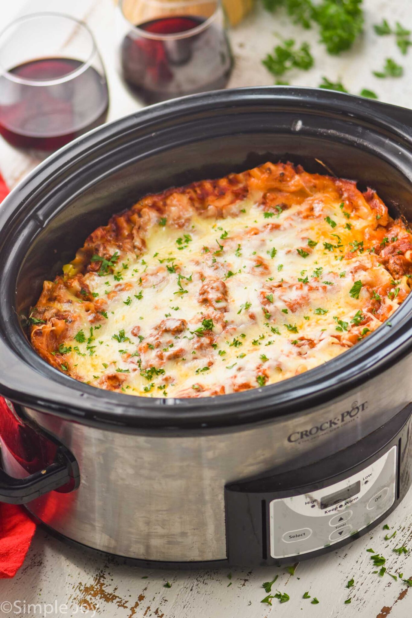 Crockpot Lasagna Simple Joy