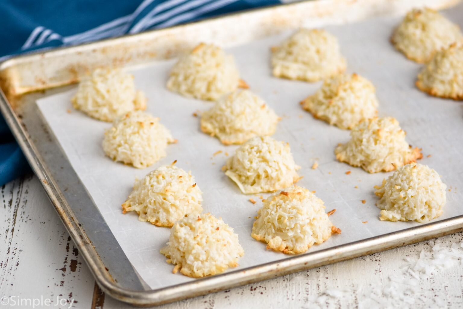 Crazy Easy Coconut Macaroons - Simple Joy