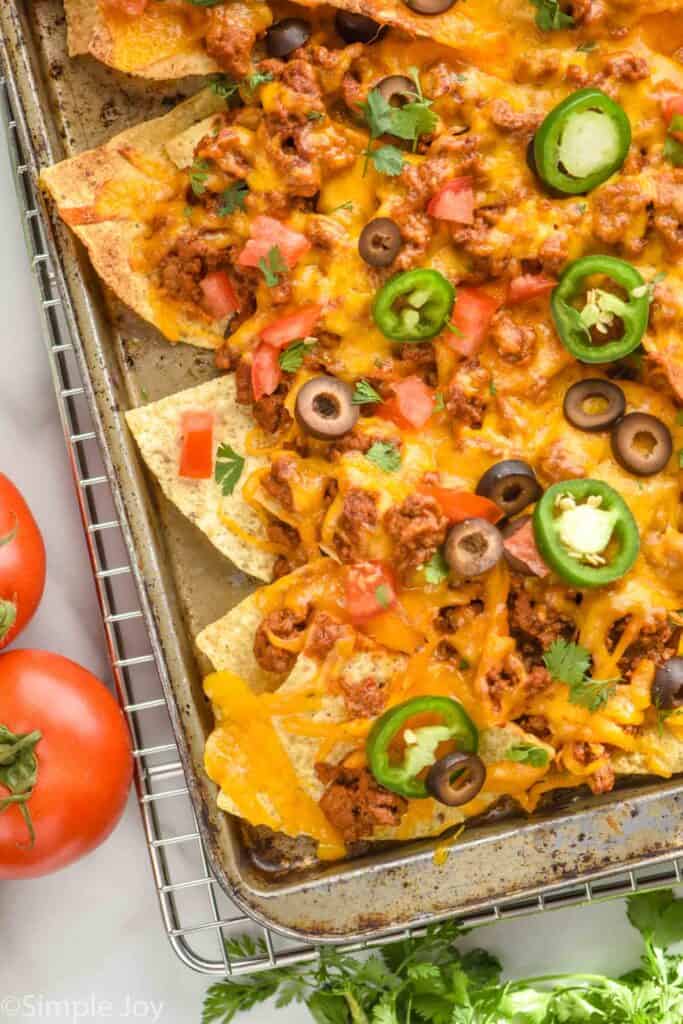 Oven Baked Sheet Pan Nachos Recipe