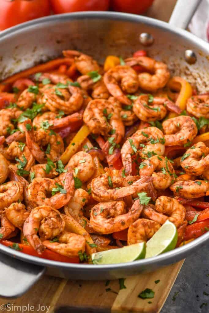 Shrimp Fajitas - Simple Joy