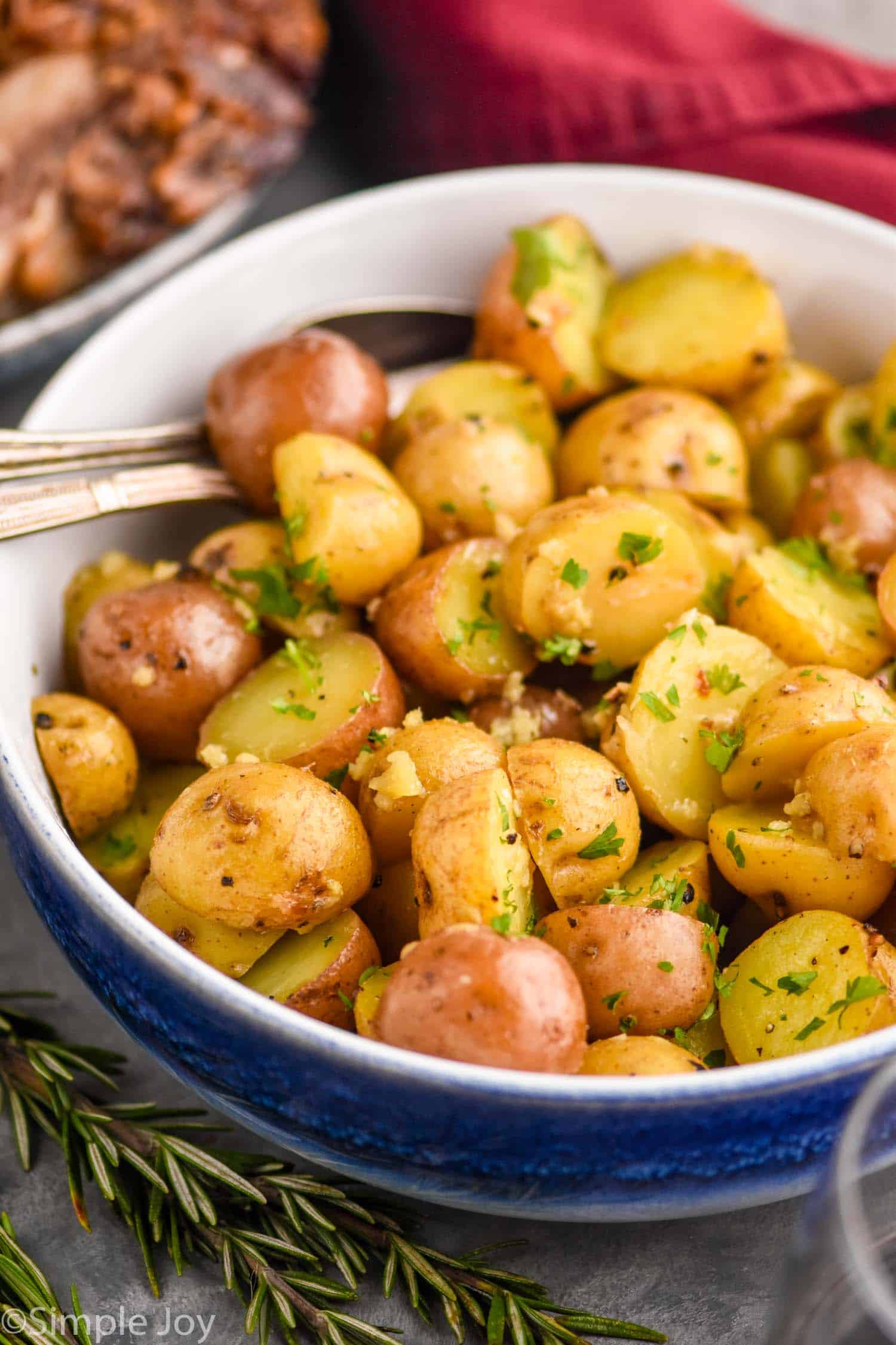 Three Ingredient Grilled Baby Potatoes