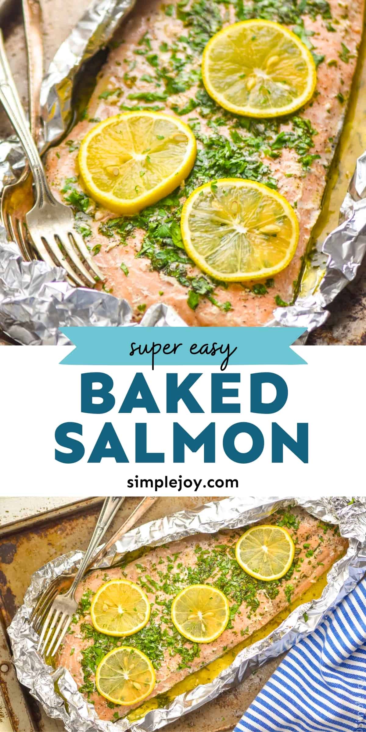 Baked Salmon in Foil - Simple Joy