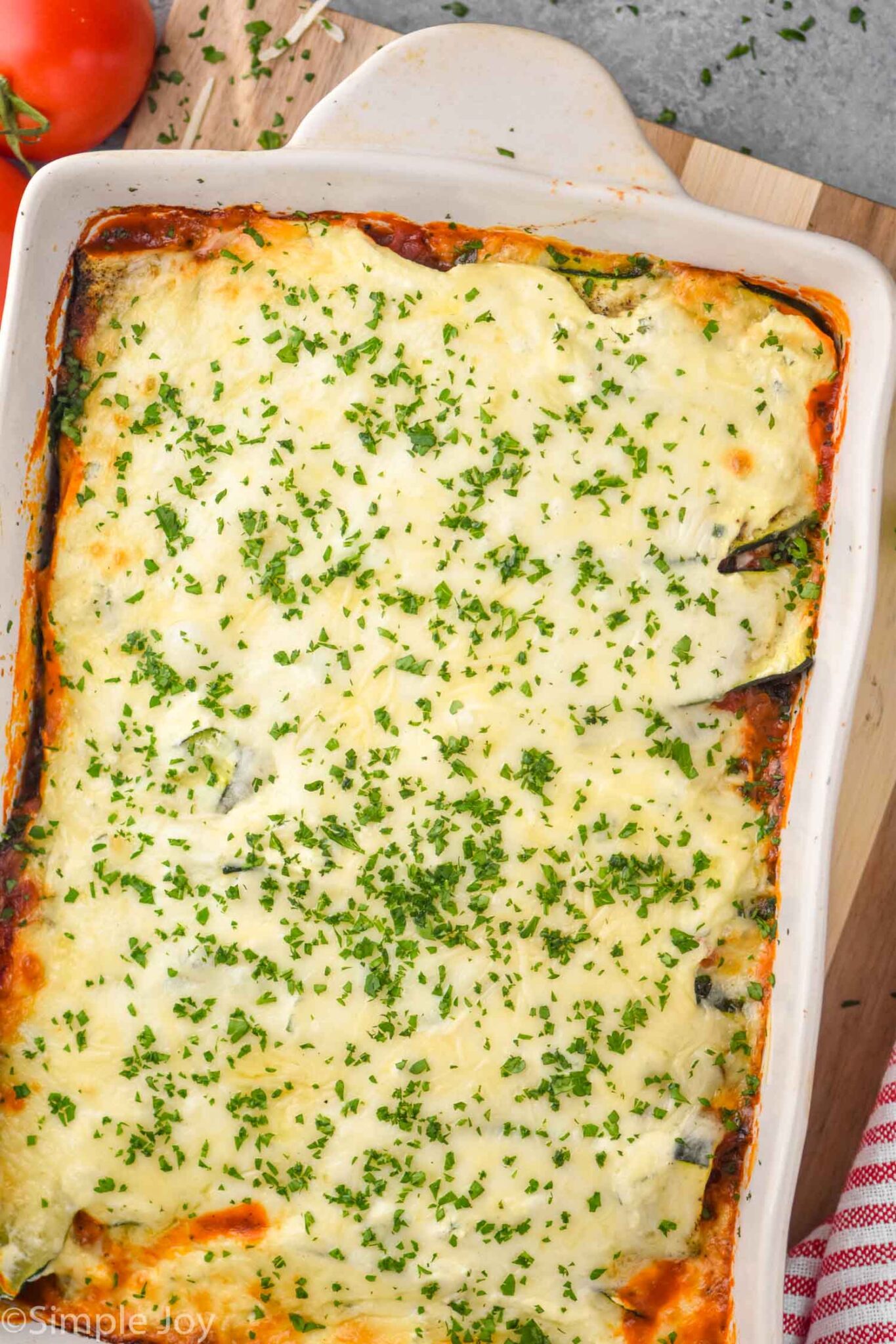 Zucchini Lasagna (Not Watery!) Simple Joy