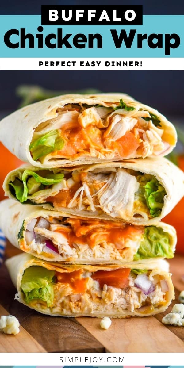 Buffalo Chicken Wrap - Simple Joy