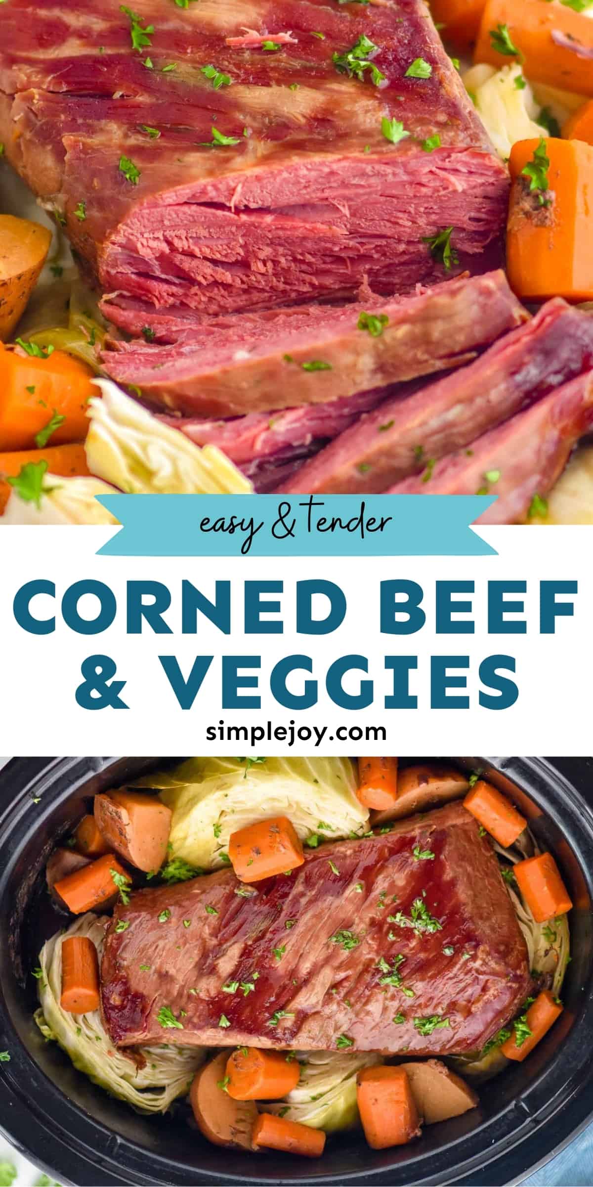 Slow Cooker Corned Beef - Simple Joy