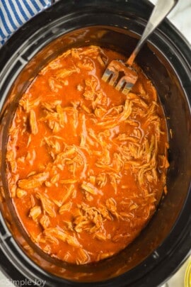 Crockpot Buffalo Chicken - Simple Joy