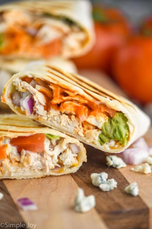 Buffalo Chicken Wrap - Simple Joy