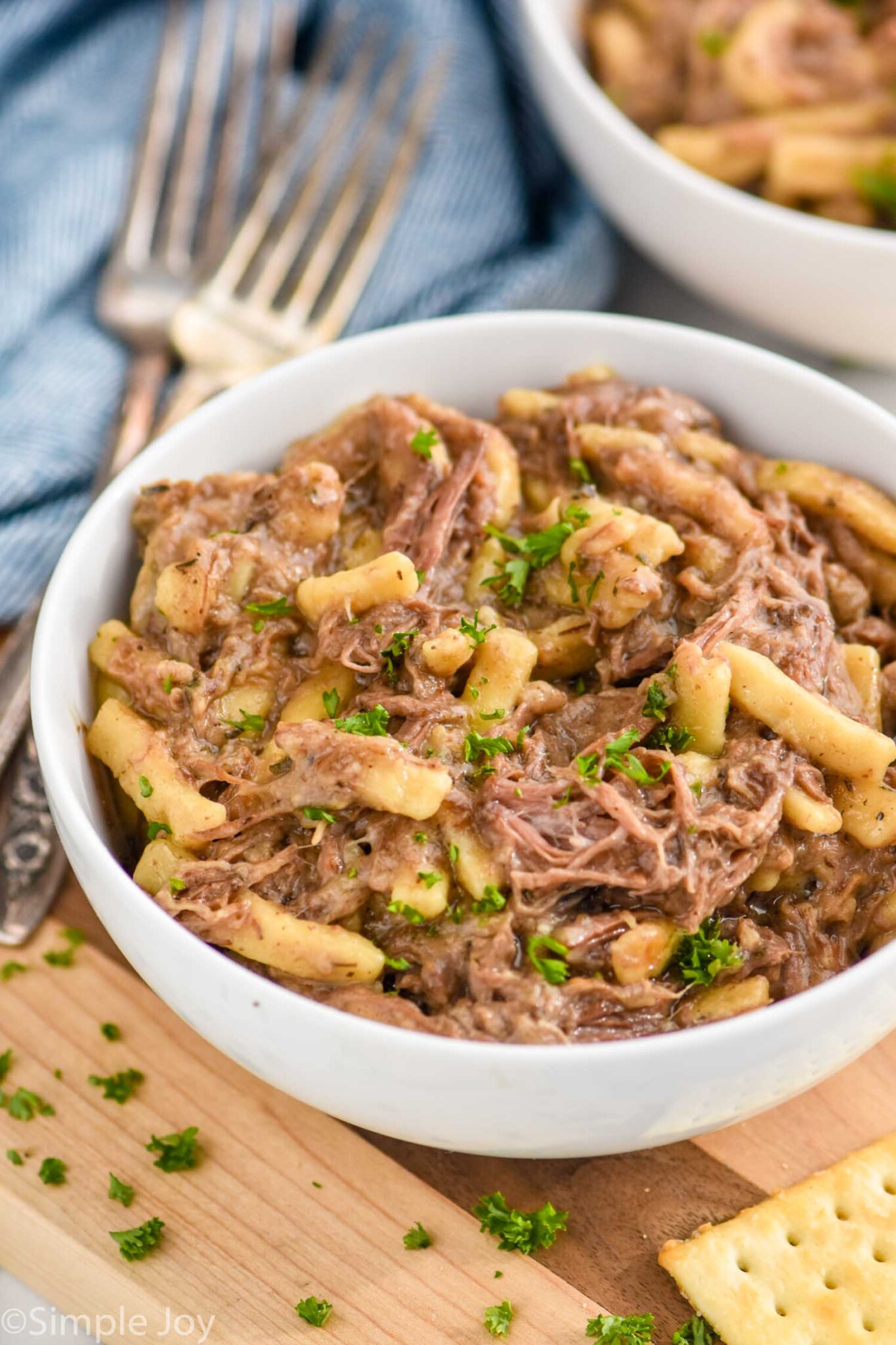 Crock Pot Beef and Noodles Simple Joy