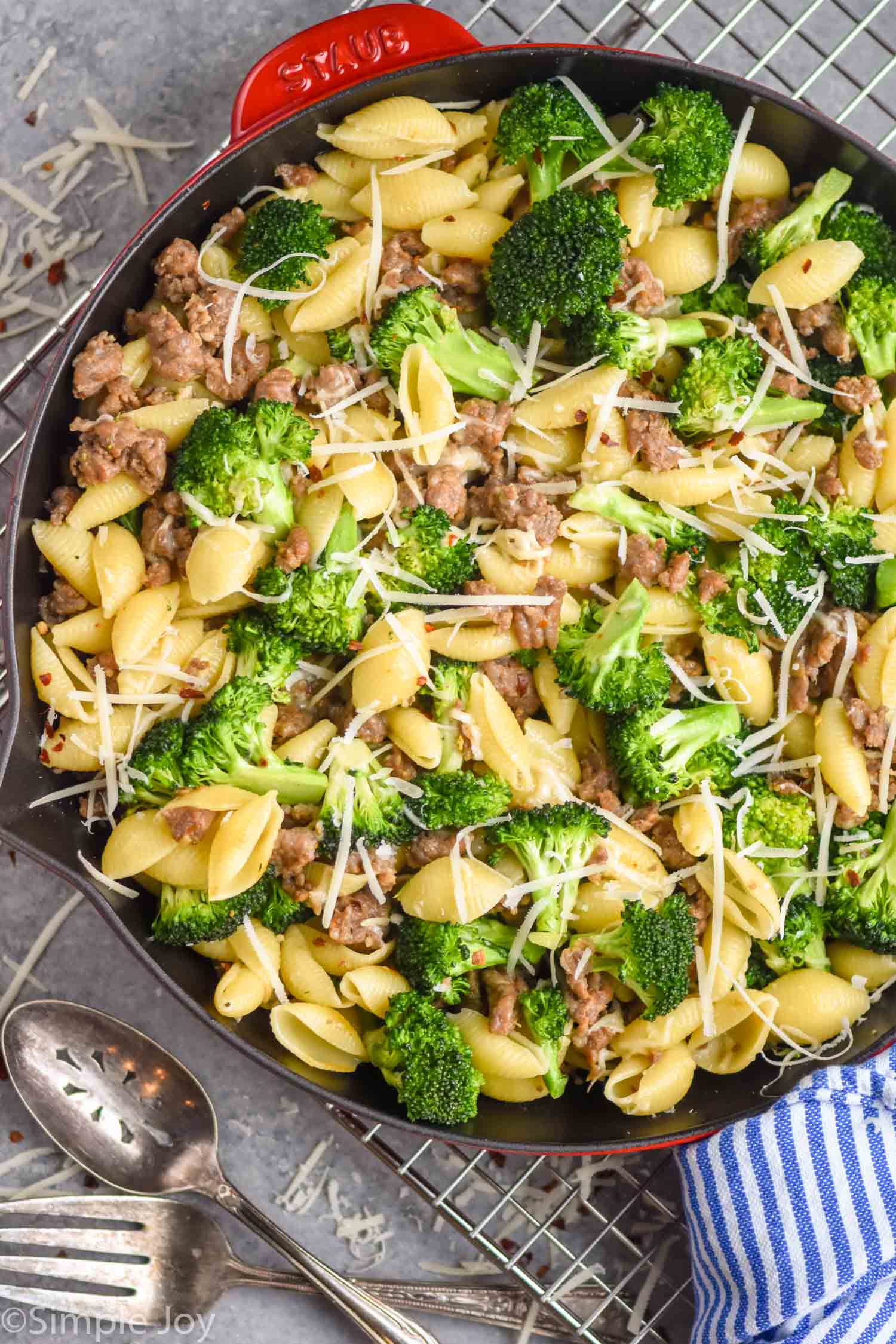 Sausage Broccoli Pasta - Simple Joy