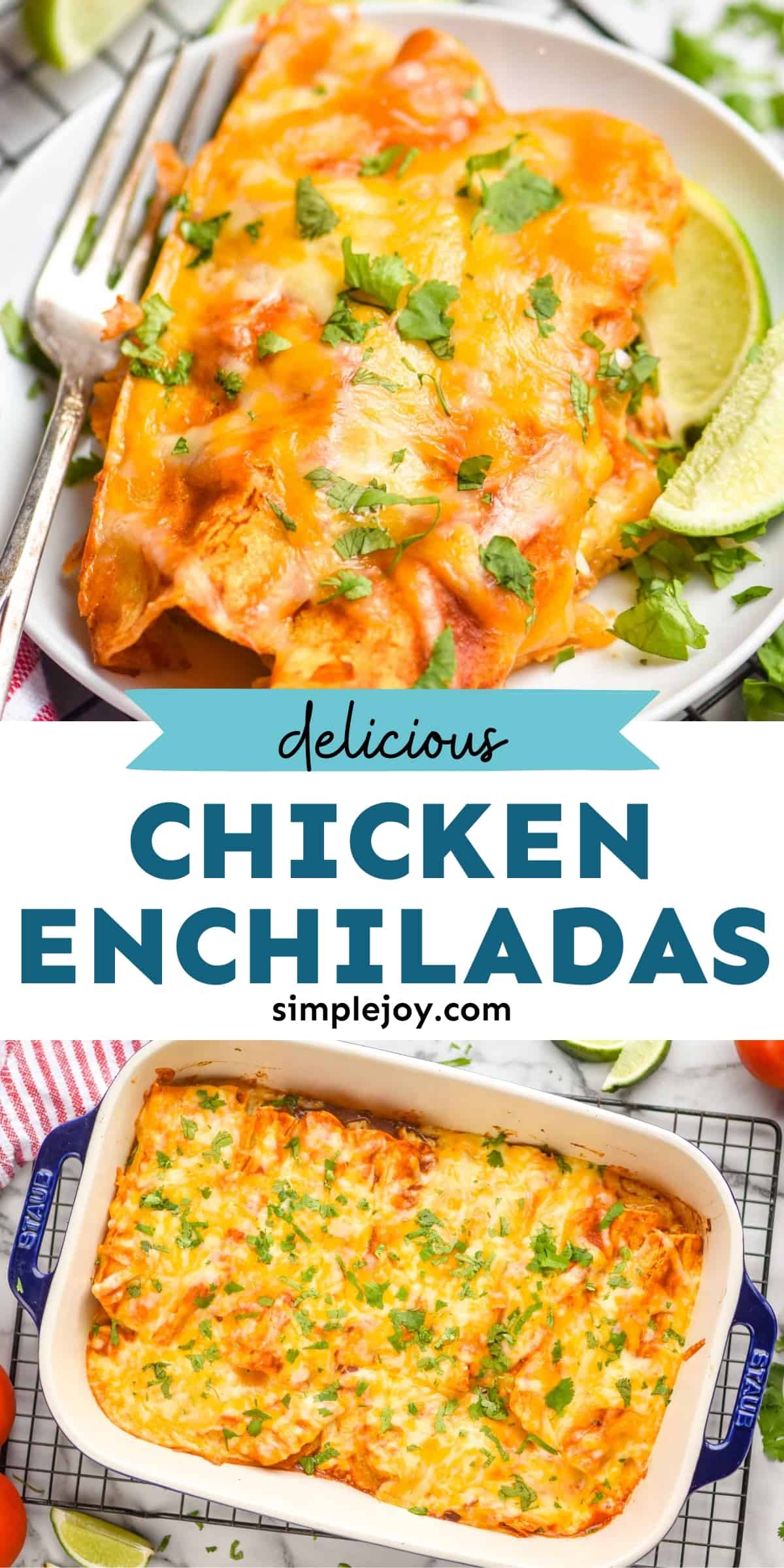 Chicken Enchilada Recipe - Simple Joy