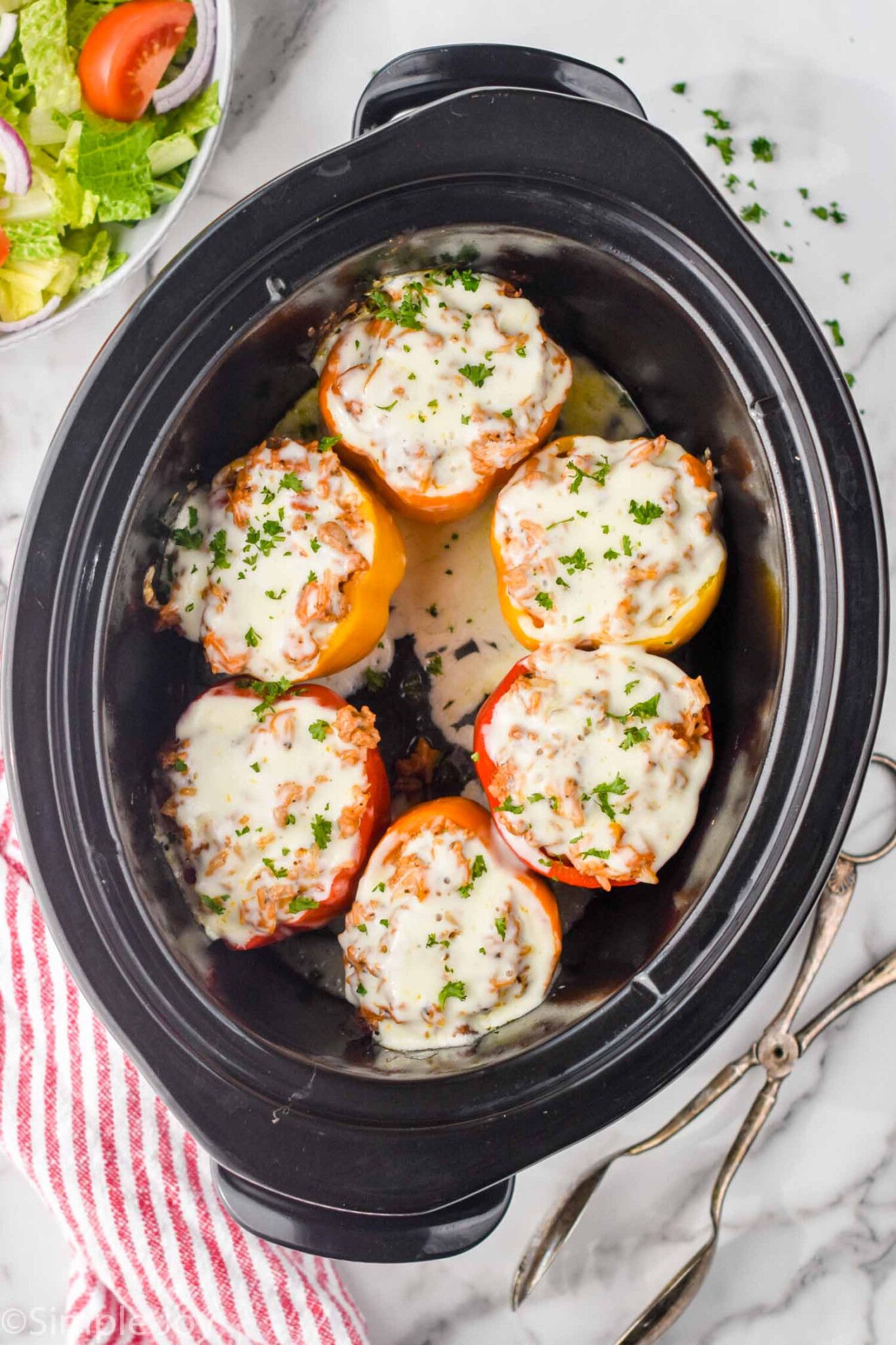 Crockpot Stuffed Peppers Simple Joy