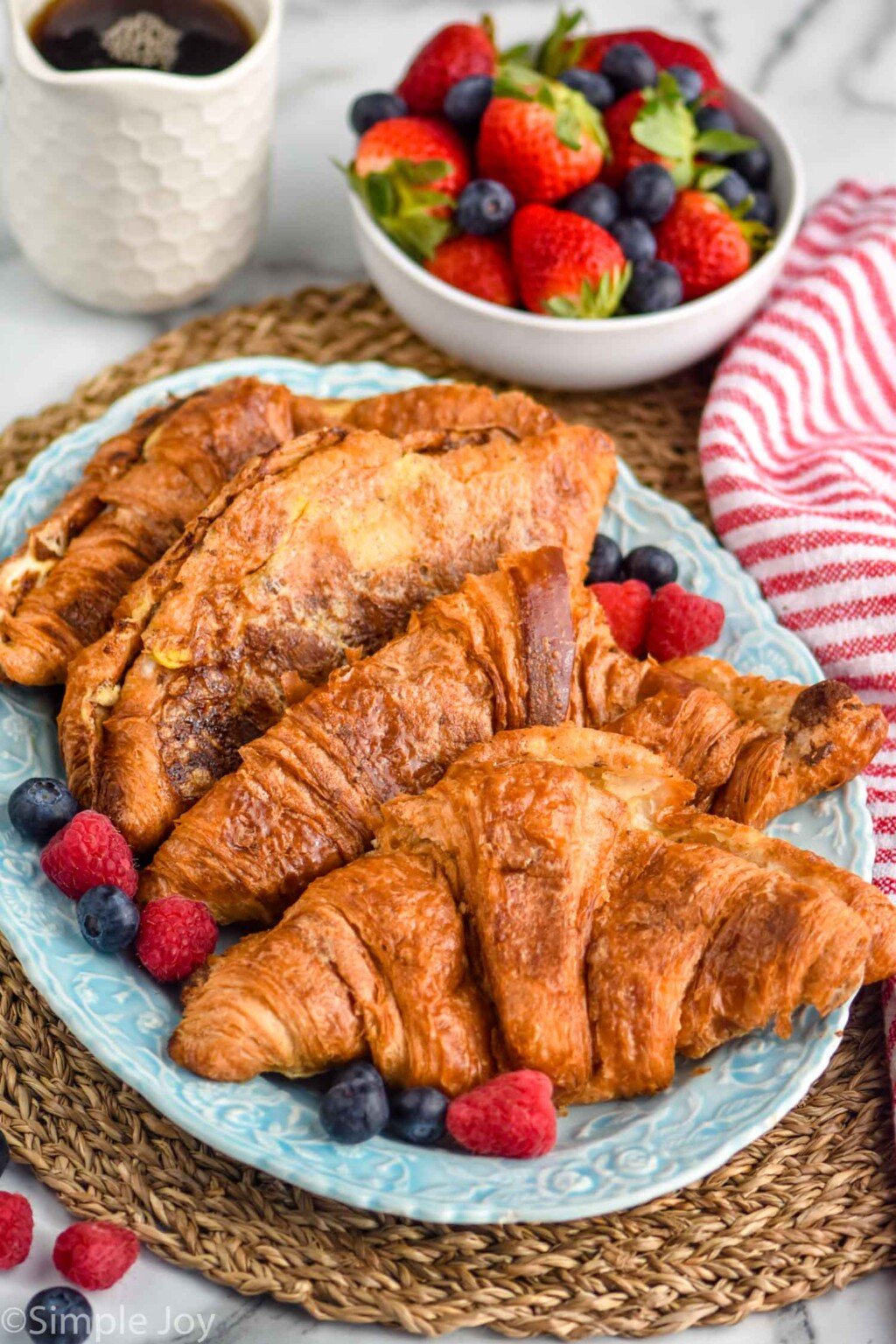 Croissant French Toast Simple Joy