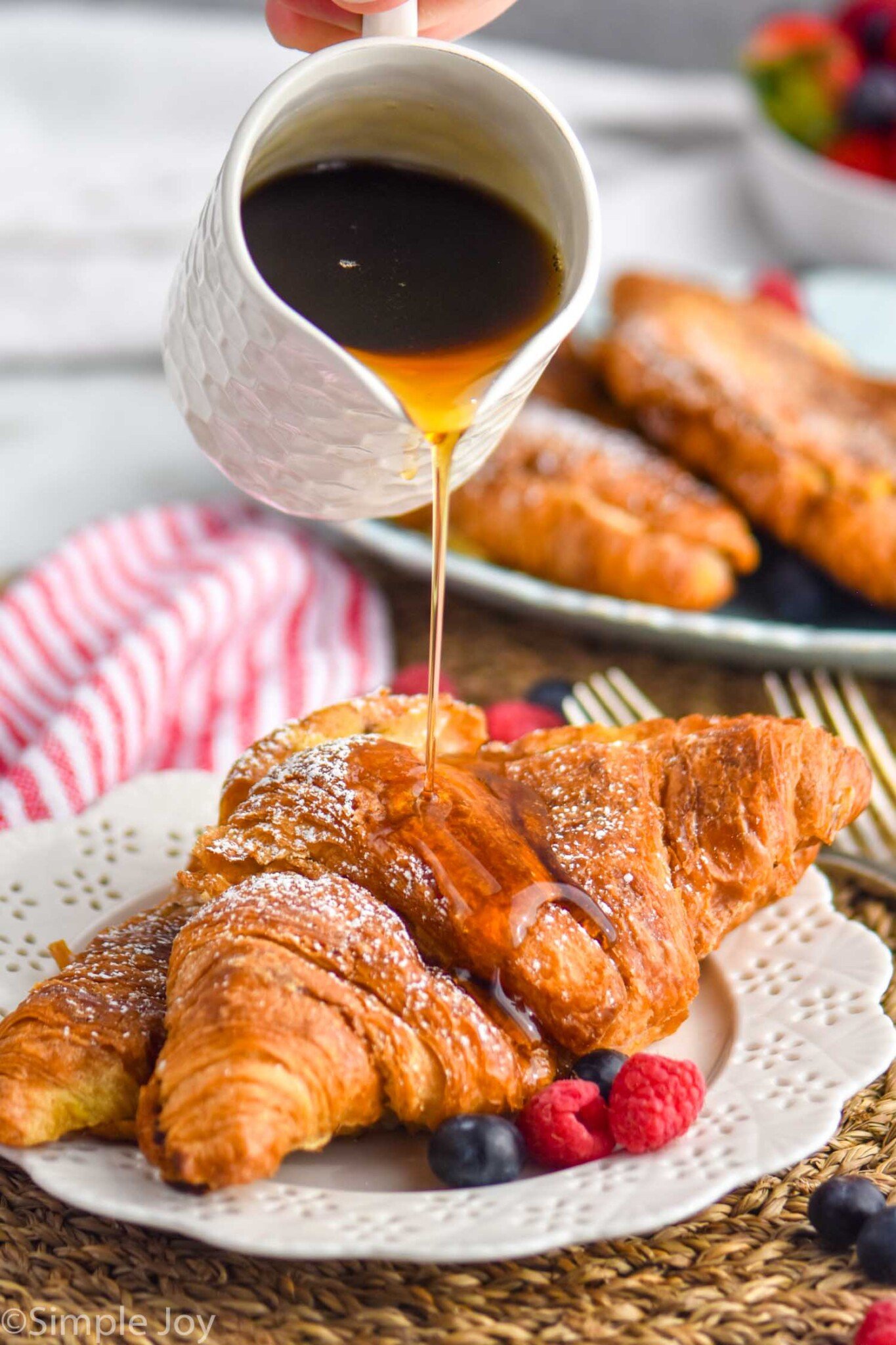 Croissant French Toast - Simple Joy