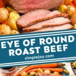 pinterest graphic of eye round roast