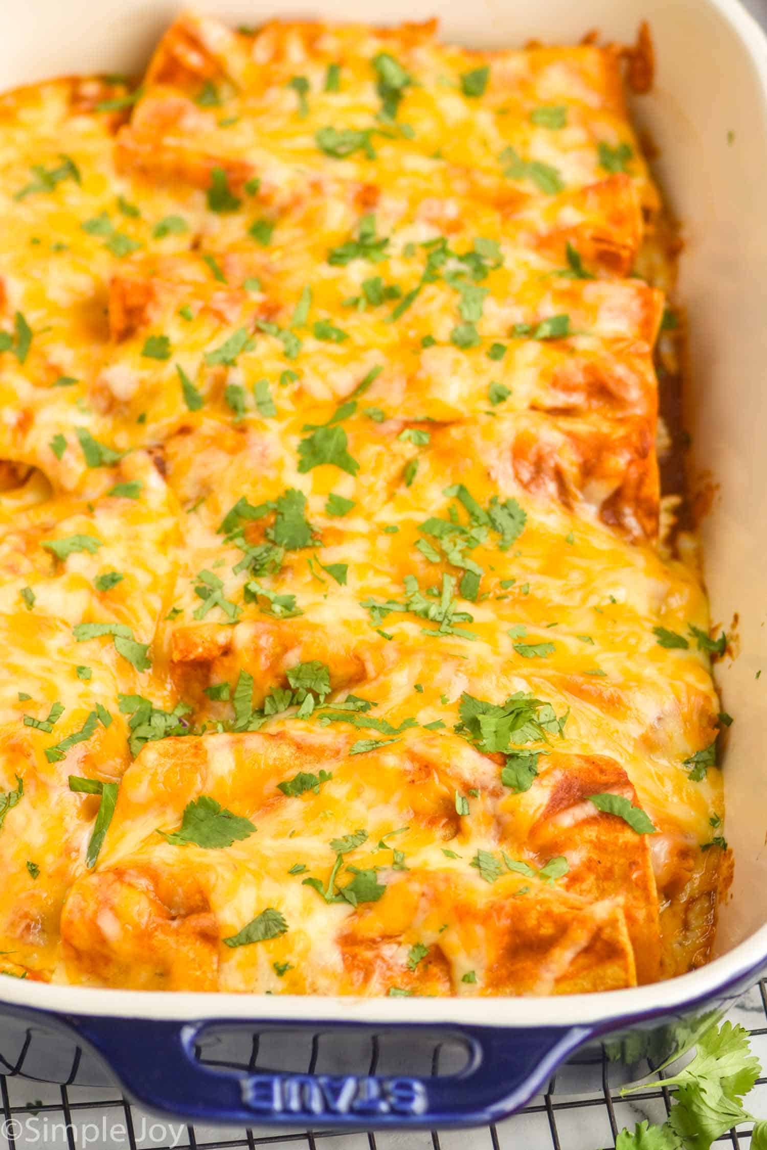 Chicken Enchilada Recipe - Simple Joy