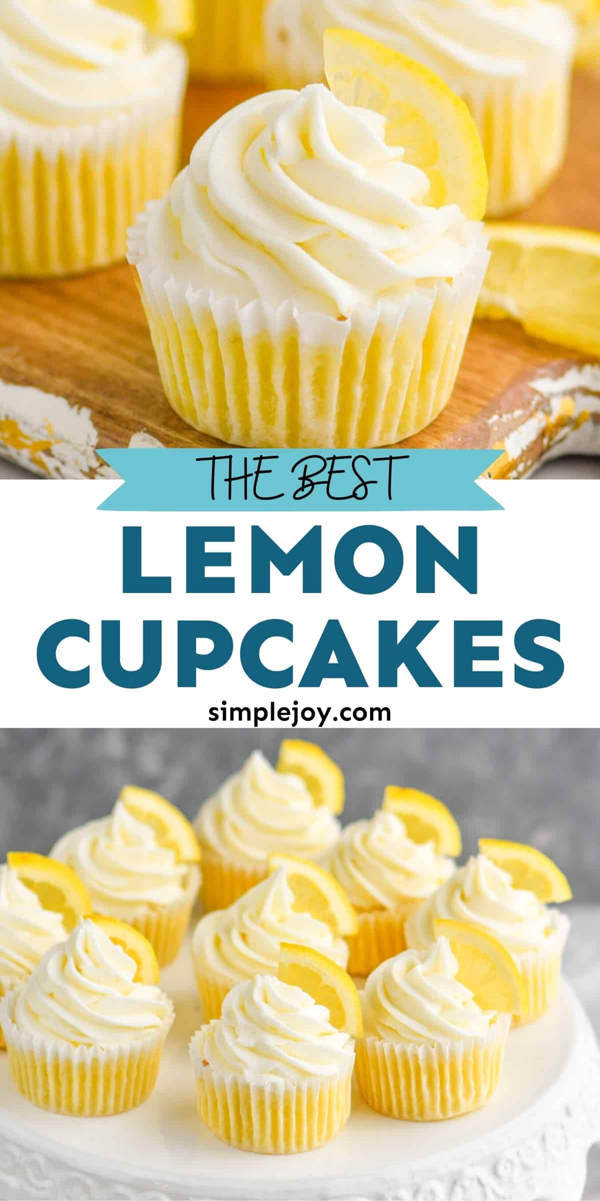 Lemon Cupcakes - Simple Joy