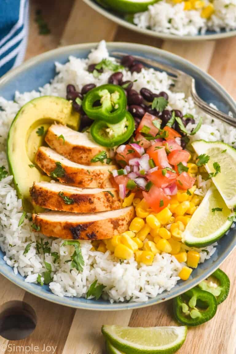 Burrito Bowl (Perfect for Meal Prep) - Simple Joy