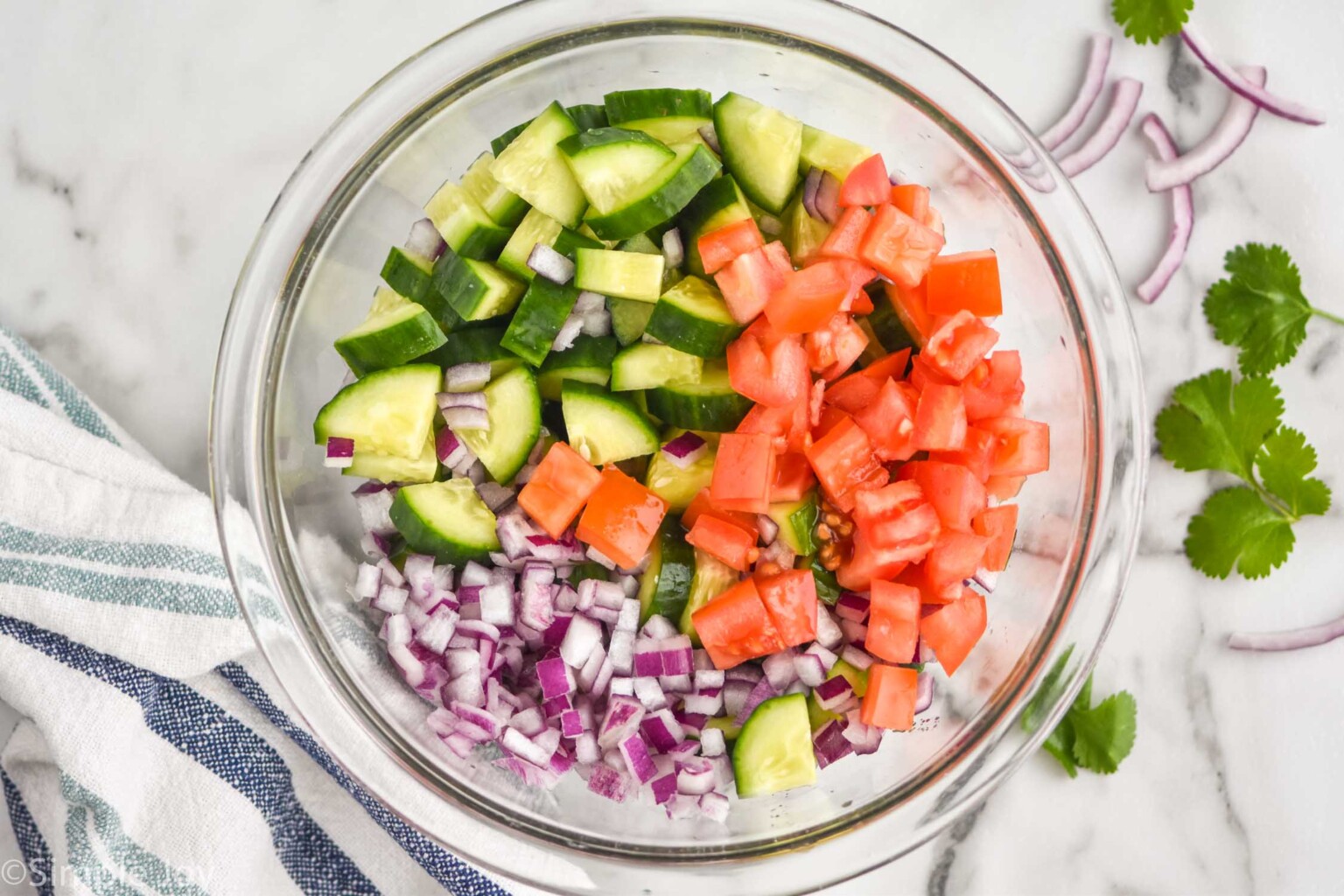 Cucumber Avocado Salad - Simple Joy