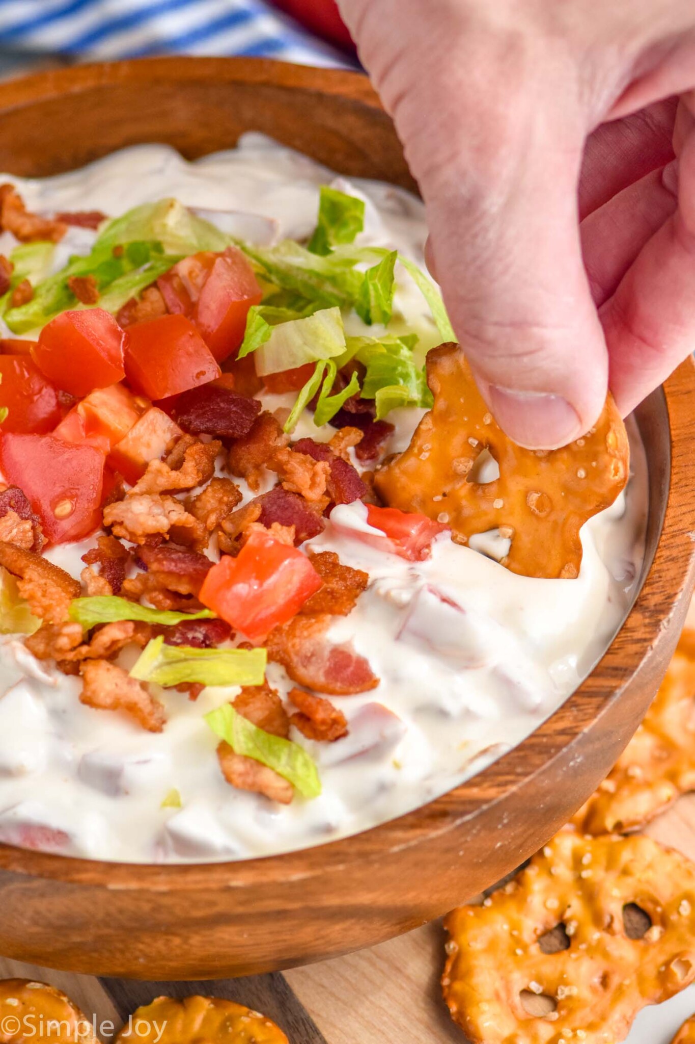 BLT Dip Recipe (Cold BLT Dip) Simple Joy