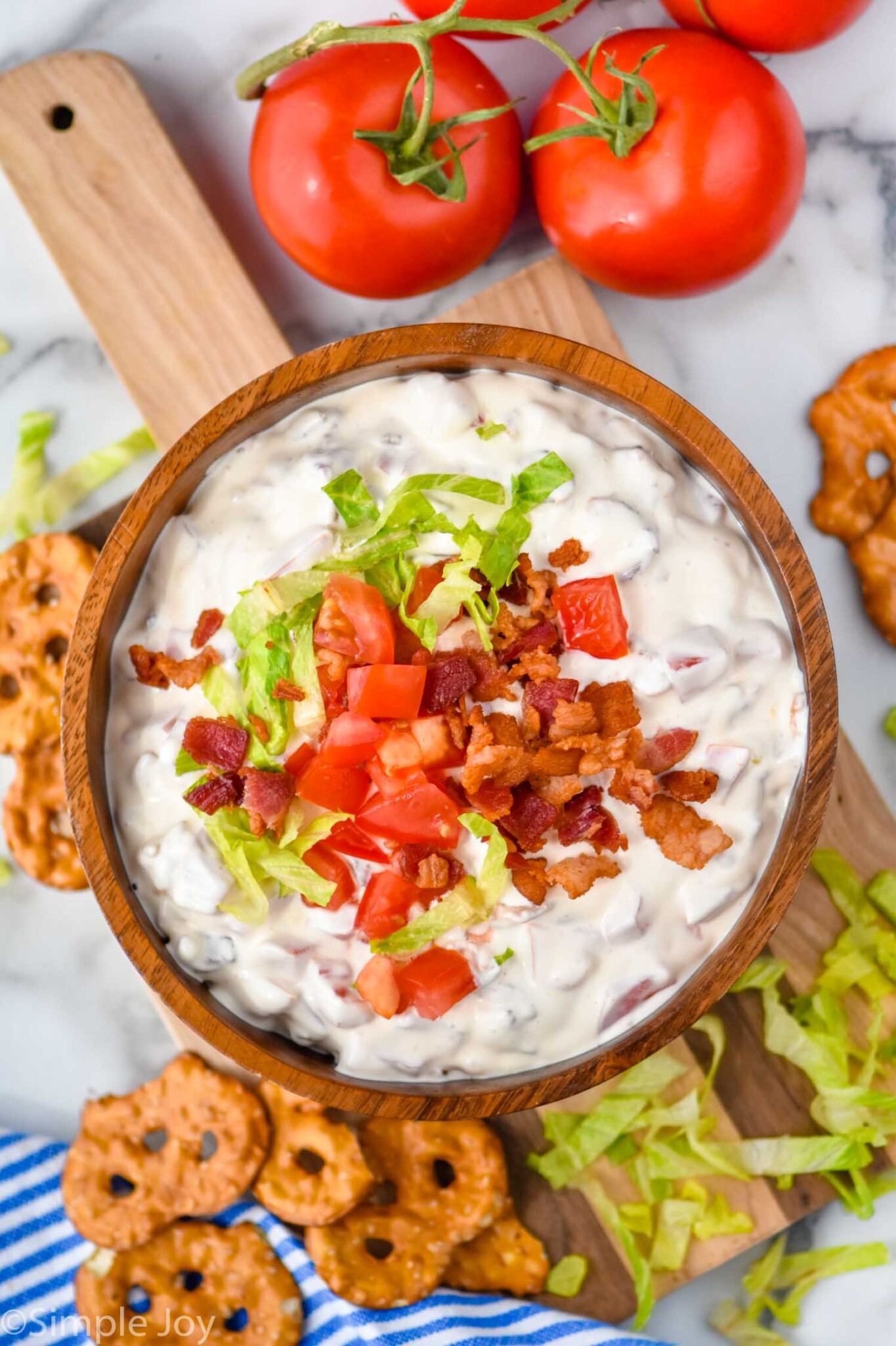 BLT Dip Recipe (Cold BLT Dip) Simple Joy