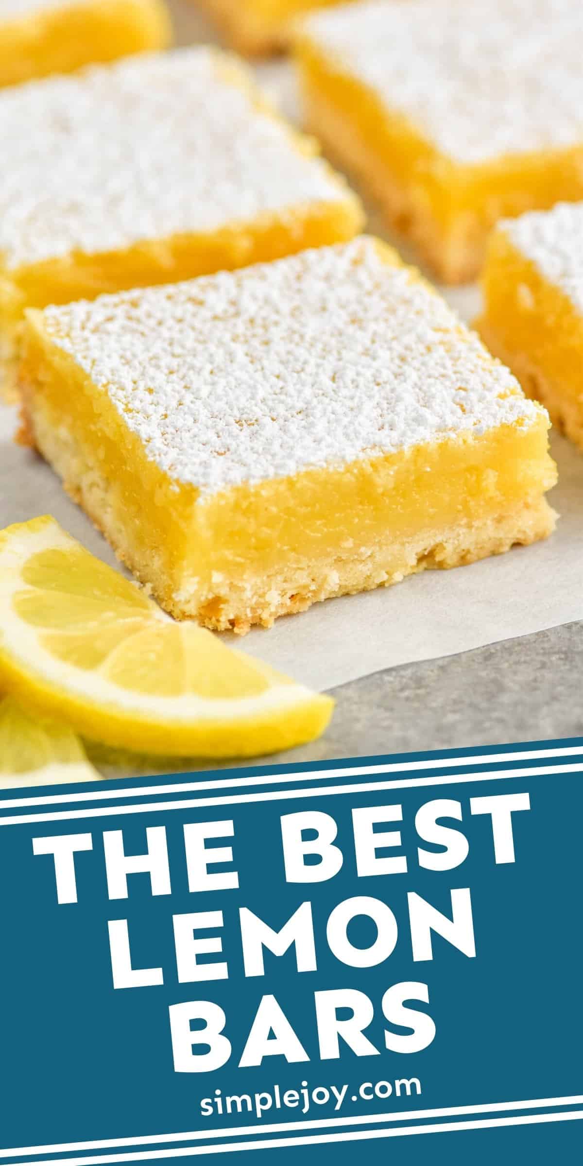 Lemon Bars - Simple Joy