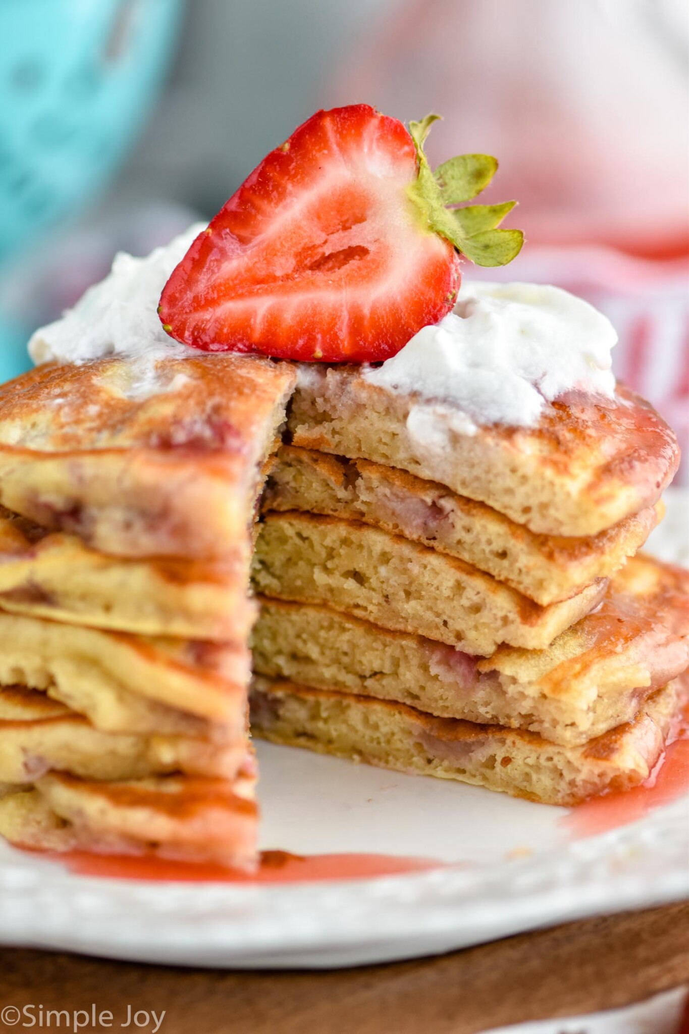 Strawberry Pancakes Simple Joy