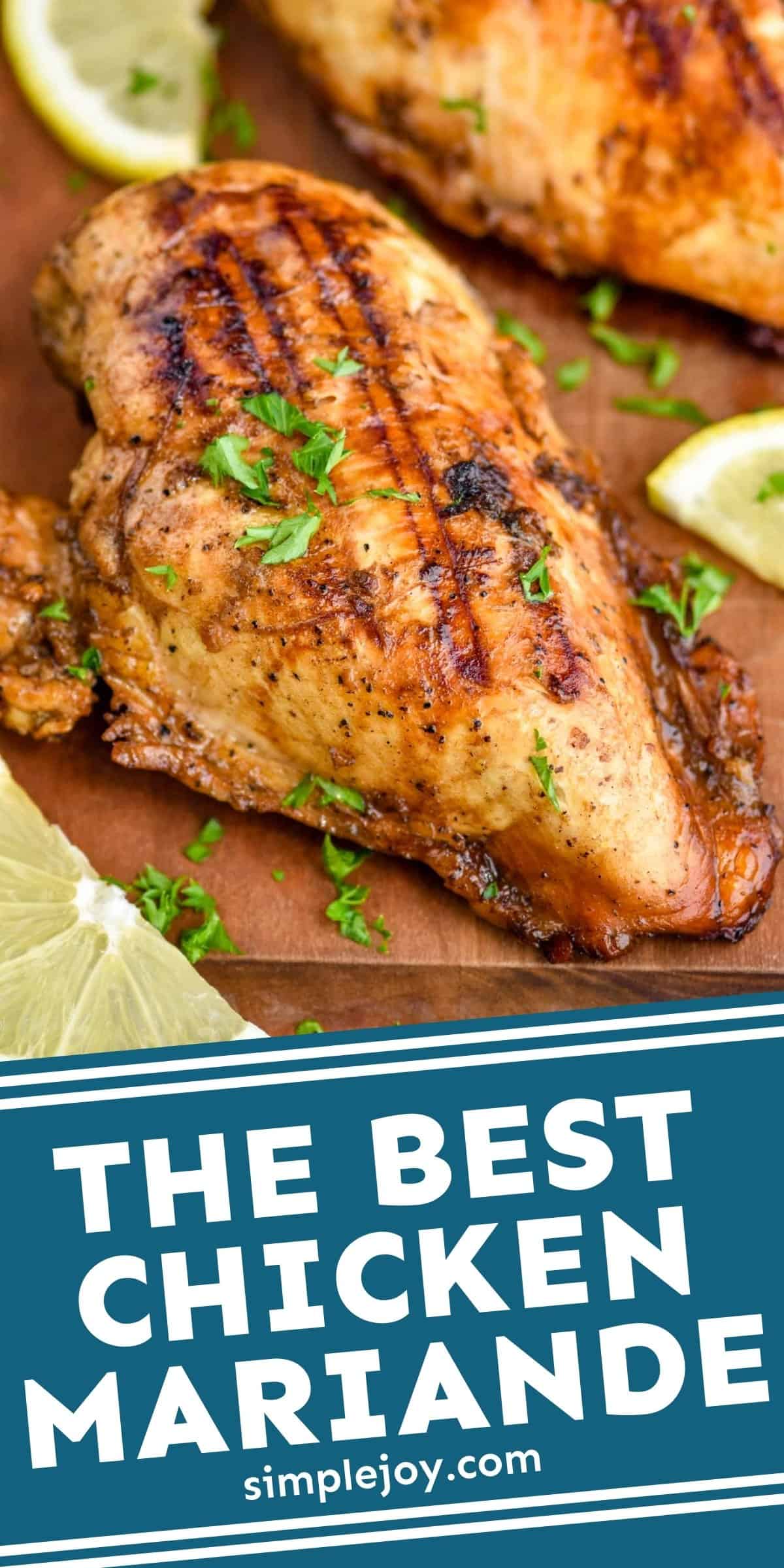 Best Chicken Marinade (Simple Ingredients!) - Simple Joy
