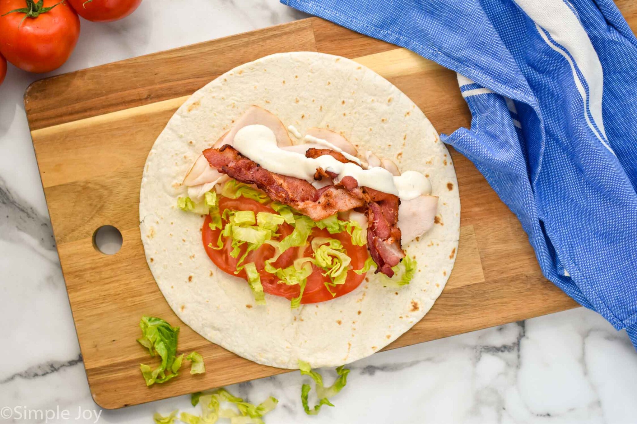 BLT Wraps - Simple Joy